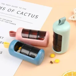 The Relaxation Nook Gesundheits- Und Entspannungstools|Gesundheits-Gadgets-Reise-Pillen-Organizer – Mehrschichtiger Medikamentenbehälter