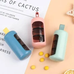 The Relaxation Nook Gesundheits- Und Entspannungstools|Gesundheits-Gadgets-Reise-Pillen-Organizer – Mehrschichtiger Medikamentenbehälter