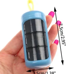 The Relaxation Nook Gesundheits- Und Entspannungstools|Gesundheits-Gadgets-Reise-Pillen-Organizer – Mehrschichtiger Medikamentenbehälter