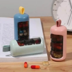 The Relaxation Nook Gesundheits- Und Entspannungstools|Gesundheits-Gadgets-Reise-Pillen-Organizer – Mehrschichtiger Medikamentenbehälter