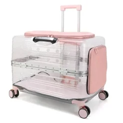 Furendo Haustierzubehör|Reinigungswerkzeuge Für Haustiere-Reisetasche für Haustiere – Hop Nest Koffer für Haustiere