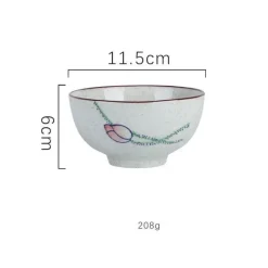 Elegance at the Table Küche & Esszimmer-Reisschüssel aus Keramik – kleine Nudelsuppenschüssel für die Küche