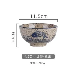 Elegance at the Table Küche & Esszimmer-Reisschüssel aus Keramik – kleine Nudelsuppenschüssel für die Küche