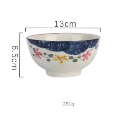 Elegance at the Table Küche & Esszimmer-Reisschüssel aus Keramik – kleine Nudelsuppenschüssel für die Küche