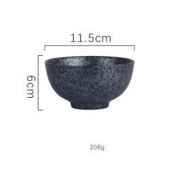 Elegance at the Table Küche & Esszimmer-Reisschüssel aus Keramik – kleine Nudelsuppenschüssel für die Küche