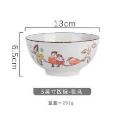 Elegance at the Table Küche & Esszimmer-Reisschüssel aus Keramik – kleine Nudelsuppenschüssel für die Küche