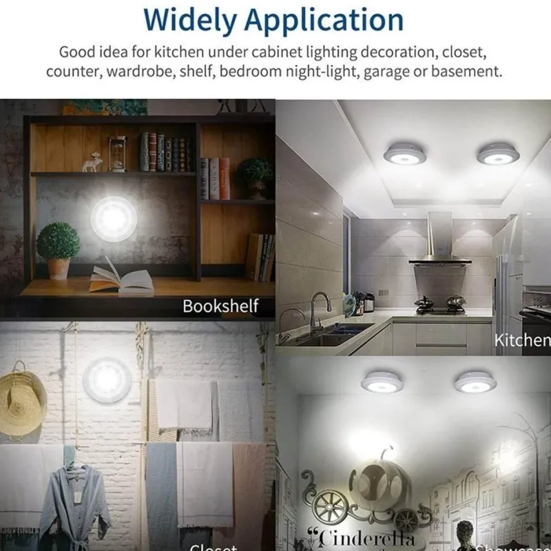 Comfort u0026 Style Beleuchtung-Remote Control Mini Cabinet Dimmable Night Light