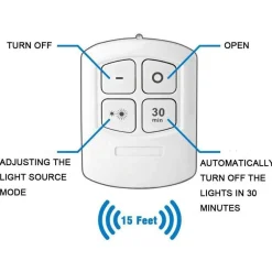 Comfort u0026 Style Beleuchtung-Remote Control Mini Cabinet Dimmable Night Light