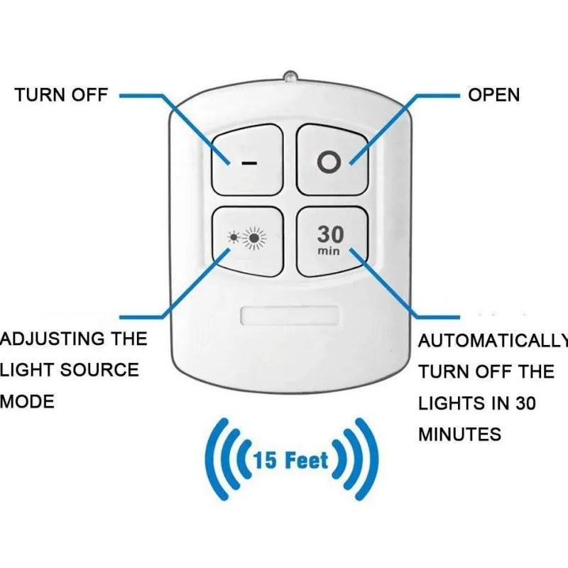 Comfort u0026 Style Beleuchtung-Remote Control Mini Cabinet Dimmable Night Light