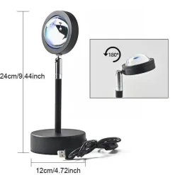 Comfort u0026 Style Beleuchtung-Remote Control Sunset Atmosphere LED Lamp