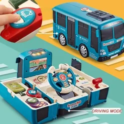 The Decor Haven Babyspielzeug-Rennauto-Abenteuerspielzeug – Verwandelbares Spielset für Kinder
