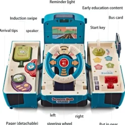 The Decor Haven Babyspielzeug-Rennauto-Abenteuerspielzeug – Verwandelbares Spielset für Kinder