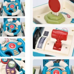 The Decor Haven Babyspielzeug-Rennauto-Abenteuerspielzeug – Verwandelbares Spielset für Kinder