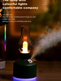 Comfort u0026 Style Beleuchtung-Retro Air Humidifier Wireless Aroma Diffuser Lamp