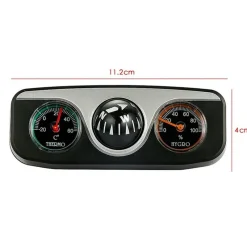 Wild u0026 Free Gear Autozubehör|Automobilindustrie-Retro Auto Thermometer Kompass - Stilvolles Autozubehör