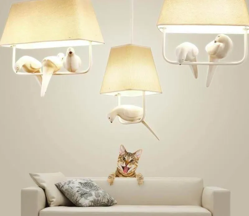 Comfort u0026 Style Beleuchtung-Retro Bird Pendant - Decorative Resin Light Ornament