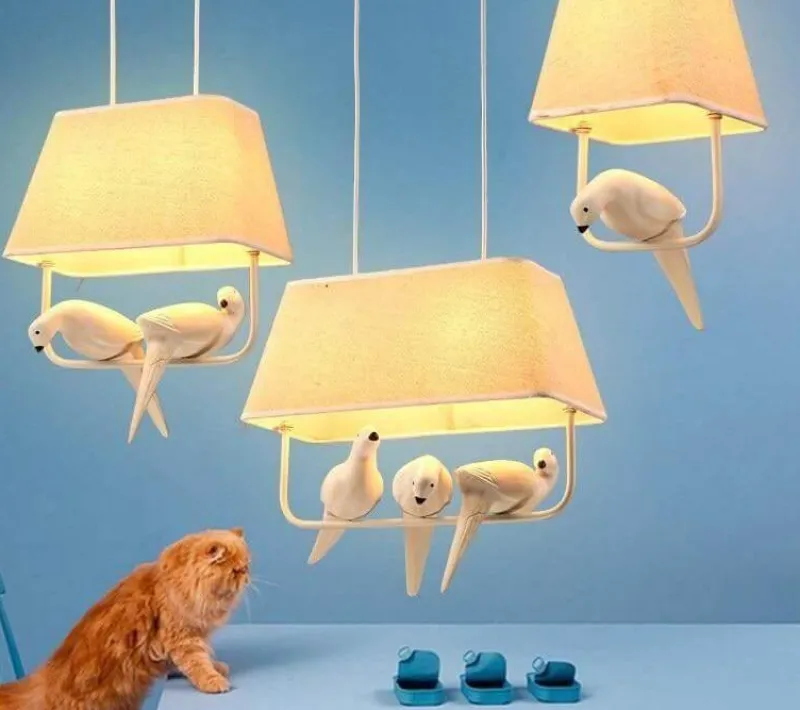 Comfort u0026 Style Beleuchtung-Retro Bird Pendant - Decorative Resin Light Ornament