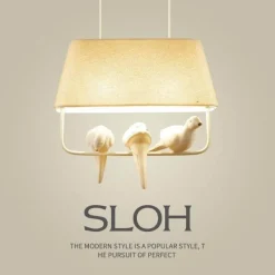 Comfort u0026 Style Beleuchtung-Retro Bird Pendant - Decorative Resin Light Ornament