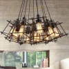 Comfort u0026 Style Beleuchtung-Retro Chandelier Lamp - Modern Iron Light Fixture