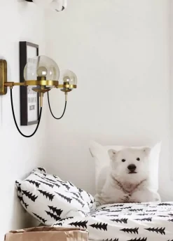 Comfort u0026 Style Beleuchtung-Retro Glass Ball Wall Lamp - Elegant Home Decor Lighting