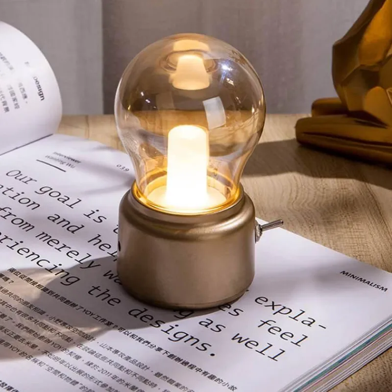 The Light Loft Beleuchtung-Retro Glühbirne Nachtlicht - Vintage Dekorative Beleuchtung