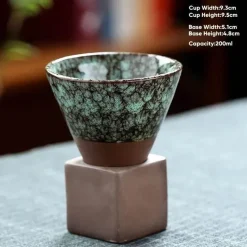 Plates u0026 More Küche & Esszimmer-Retro Japanische Keramik-Kaffeetasse - Handgefertigte Teetasse aus Porzellan