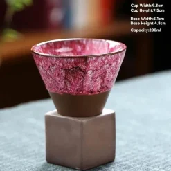 Plates u0026 More Küche & Esszimmer-Retro Japanische Keramik-Kaffeetasse - Handgefertigte Teetasse aus Porzellan