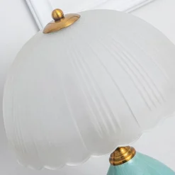 The Light Loft Beleuchtung-Retro Keramik Tischlampe - Vintage Wohnbeleuchtung Dekor