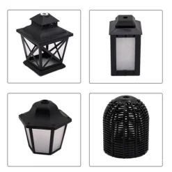 Bright Accents Beleuchtung-Retro Laternen Lichterketten - Vintage Außenbeleuchtung