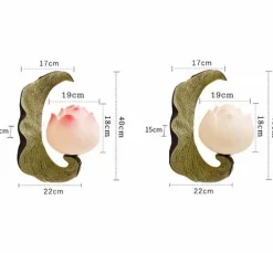 Comfort u0026 Style Beleuchtung-Retro Lotus Flower Wall Lamp - Vintage Home Decor Lighting