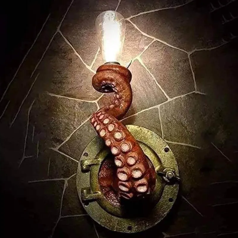 Comfort u0026 Style Beleuchtung-Retro Octopus Wall Lamp - Tentacle Light Decor