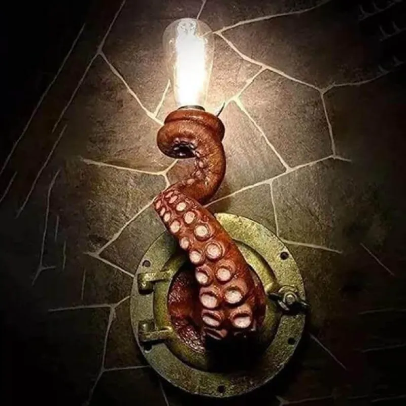 Comfort u0026 Style Beleuchtung-Retro Octopus Wall Lamp - Tentacle Light Decor