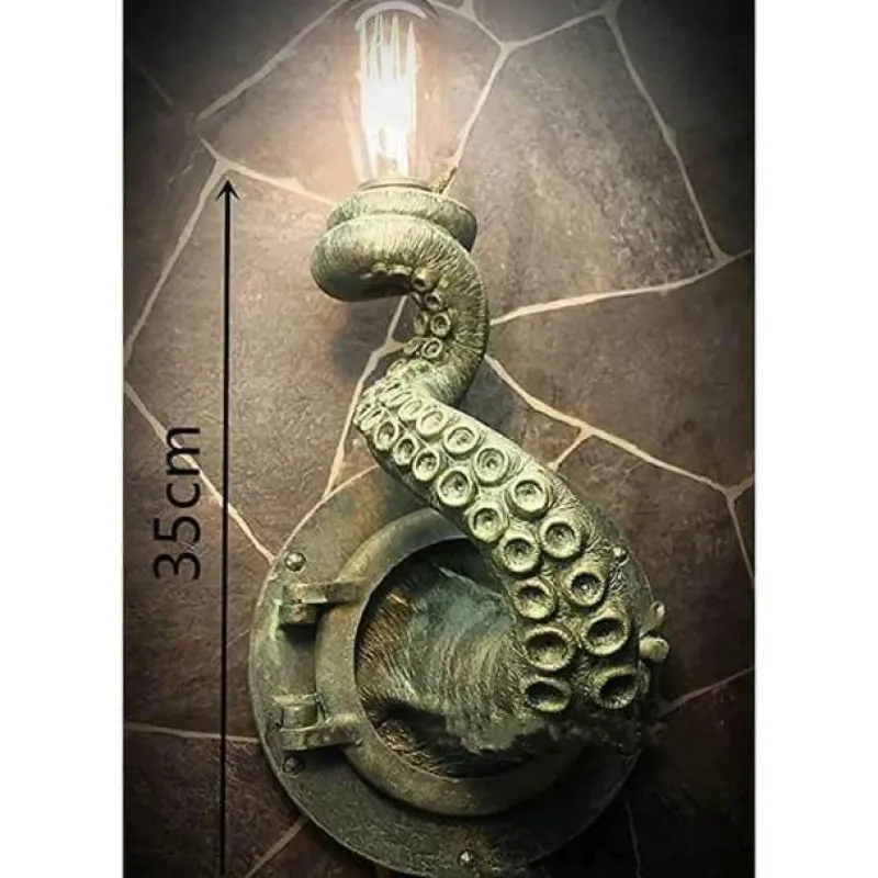 Comfort u0026 Style Beleuchtung-Retro Octopus Wall Lamp - Tentacle Light Decor