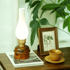 Bright Accents Beleuchtung-Retro Petroleum Tischlampe - Beleuchtung im Vintage Stil