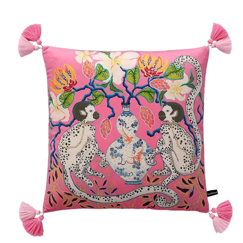 Pillow Haven Bettzeug-Retro Pferde Kissenbezug - Vintage Sofa Bett Dekor