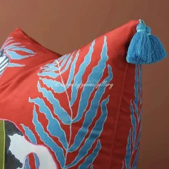 Pillow Haven Bettzeug-Retro Pferde Kissenbezug - Vintage Sofa Bett Dekor