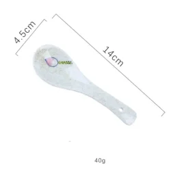 Elegance at the Table Küche & Esszimmer-Retro Ramen Schüssel Set - Keramik mit Deckel Essstäbchen Löffel