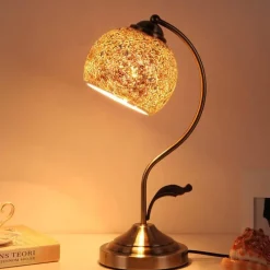 Illuminate Home Beleuchtung-Retro Tiffany Tischlampe - Vintage Glasbeleuchtung