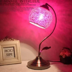 Illuminate Home Beleuchtung-Retro Tiffany Tischlampe - Vintage Glasbeleuchtung