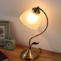 Illuminate Home Beleuchtung-Retro Tiffany Tischlampe - Vintage Glasbeleuchtung