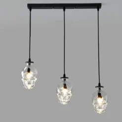 Comfort u0026 Style Beleuchtung-Retro Totenkopf Pendelleuchte - Vintage Glasleuchte