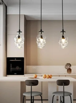 Comfort u0026 Style Beleuchtung-Retro Totenkopf Pendelleuchte - Vintage Glasleuchte