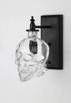 Comfort u0026 Style Beleuchtung-Retro Totenkopf Pendelleuchte - Vintage Glasleuchte