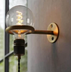 Comfort u0026 Style Beleuchtung-Retro Wall Lamp - Nordic Ring Mirror Sconce Light