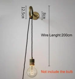 Comfort u0026 Style Beleuchtung-Retro Wall Lamp - Nordic Ring Mirror Sconce Light