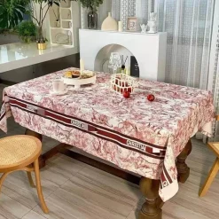 Feast u0026 Flair Küche & Esszimmer-Retro wasserdichte Leinentischdecke - Pastorale Essdecke