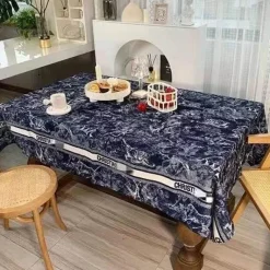 Feast u0026 Flair Küche & Esszimmer-Retro wasserdichte Leinentischdecke - Pastorale Essdecke