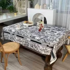 Feast u0026 Flair Küche & Esszimmer-Retro wasserdichte Leinentischdecke - Pastorale Essdecke