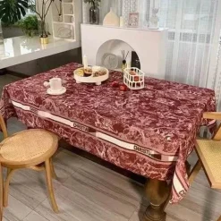 Feast u0026 Flair Küche & Esszimmer-Retro wasserdichte Leinentischdecke - Pastorale Essdecke