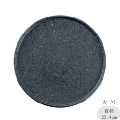 Elegance at the Table Küche & Esszimmer-Retro-Essteller - 4er-Set dunkelgelbe Keramikteller